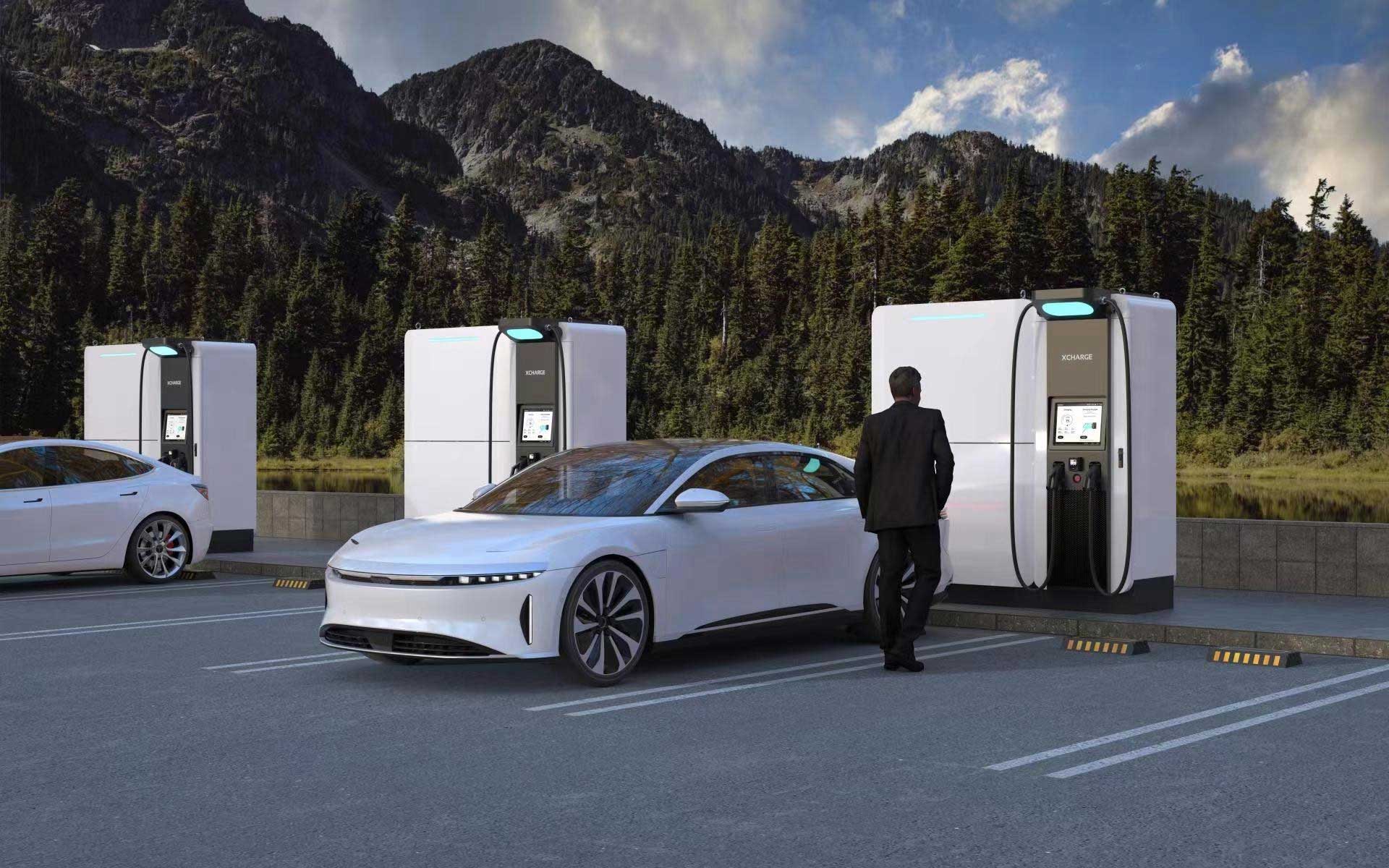 Recharge rapide : XCharge lance sa borne avec stockage intégré